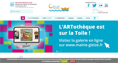 Desktop Screenshot of mairie-gleize.fr